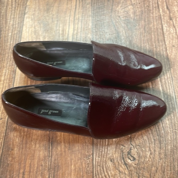 PAUL GREEN *Sz 8 US / 3 UK
Naomi Bordo/Burgundy Patent
Leather Loafers - Picture 7 of 9